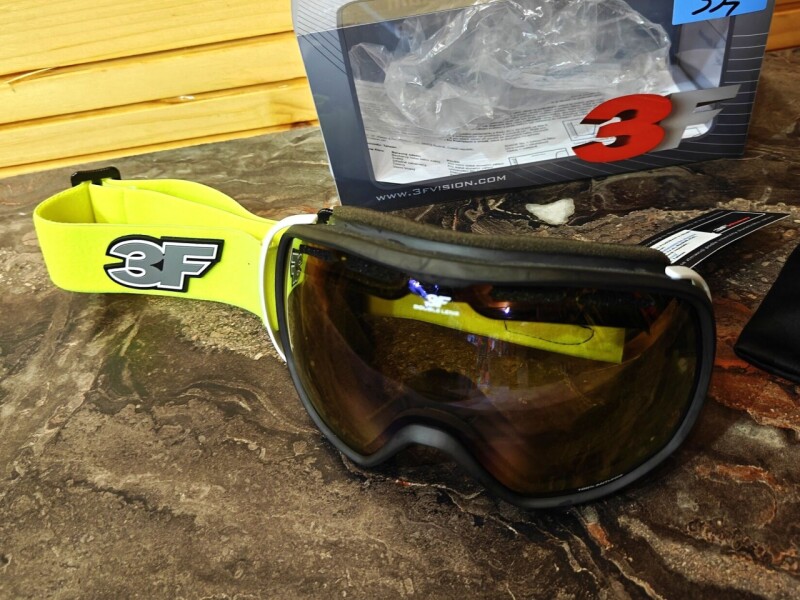 JUNIORSKÉ LYŽIARSKE OKULIARE 3F VISON PURE 2 BLACK-NEON YELLOW